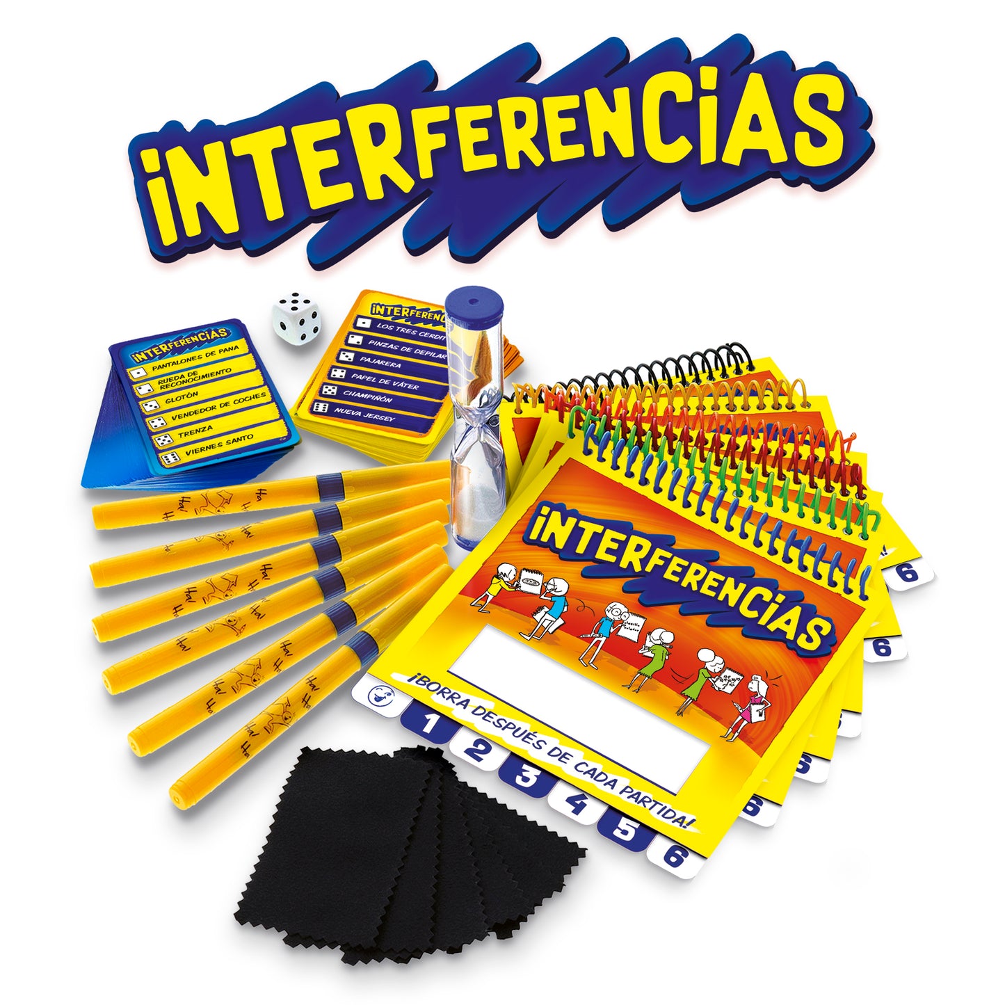 Interferencias juego de mesa infantil +8 años marca Goliath