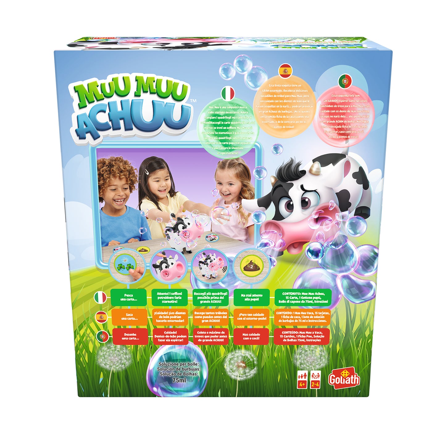 Muu Muu Achuu juego de mesa infantil +4 años marca Goliath