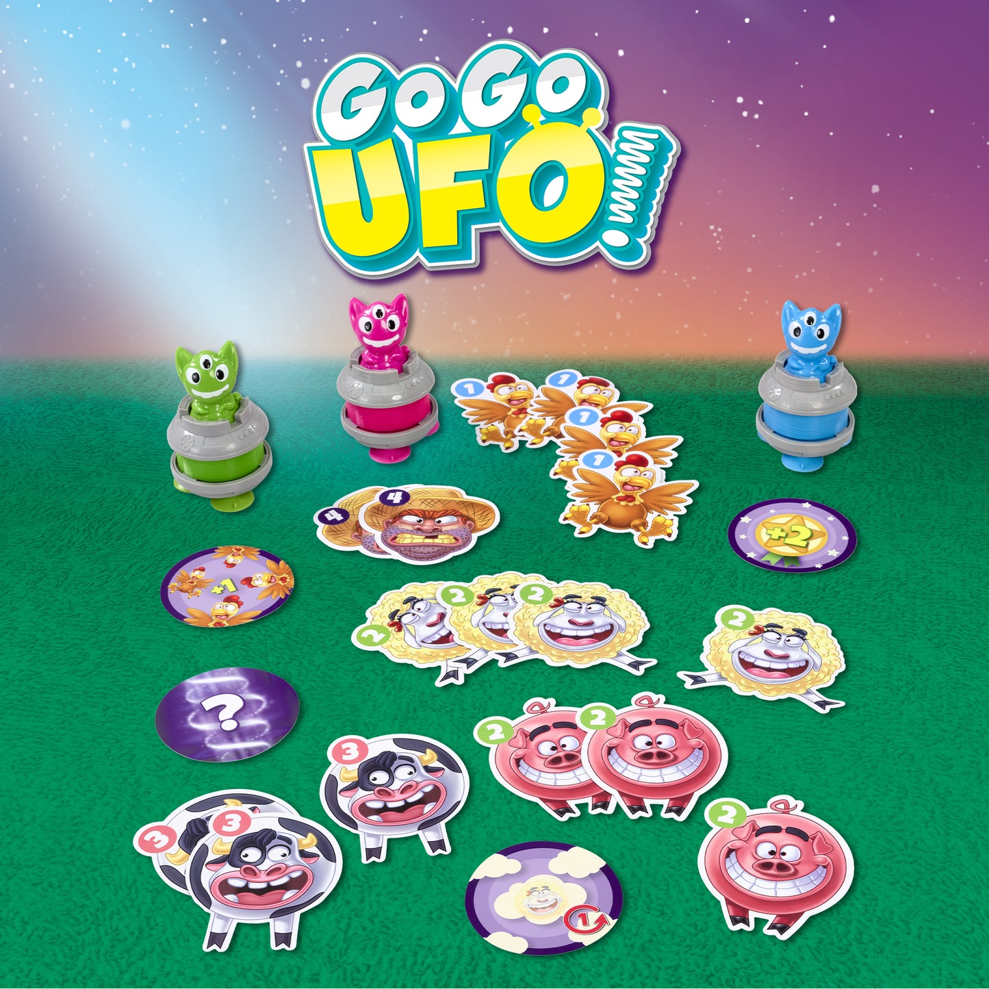 Go Go UFO juego de mesa +6 años infantil marca Goliath