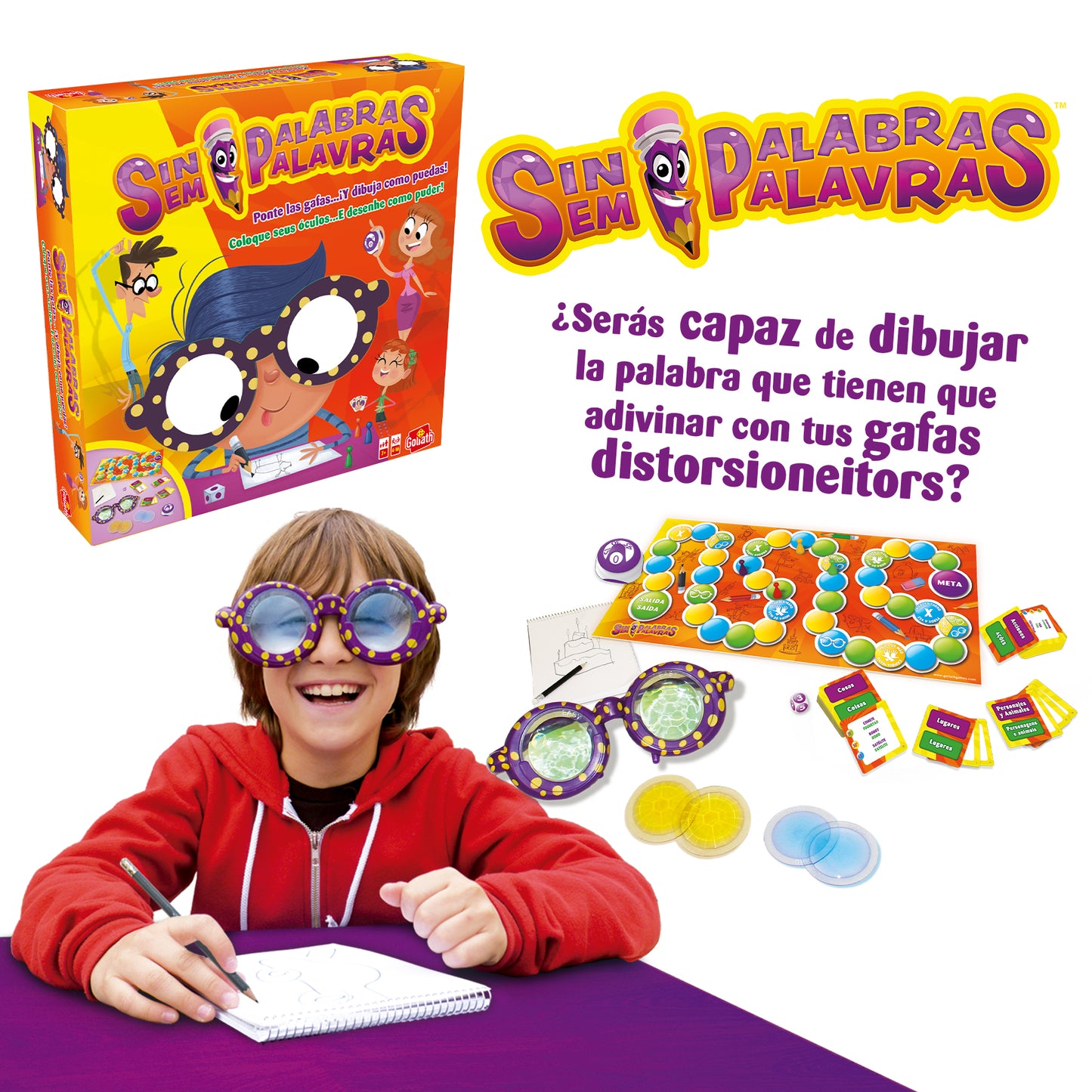 Sin palabras juego de mesa infantil +7 años marca Goliath