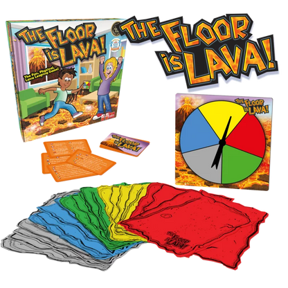 Floor is lava juego lava juego de mesa infantil +5 años marca Goliath