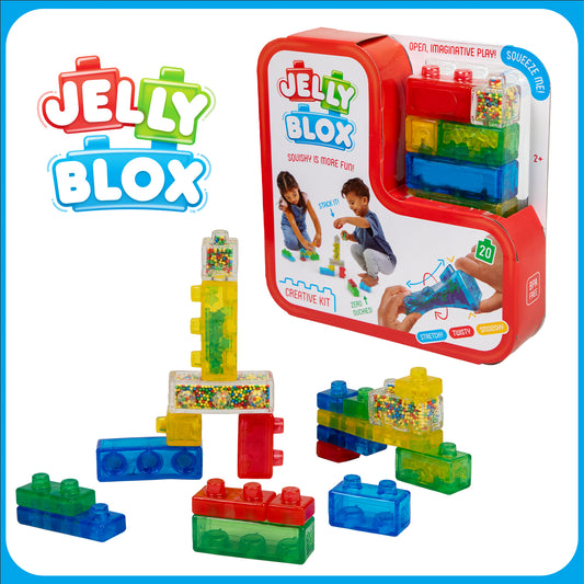 Jelly Blox – Creative KIT juego interactivo contruccion sensorial +2 años marca Goliath