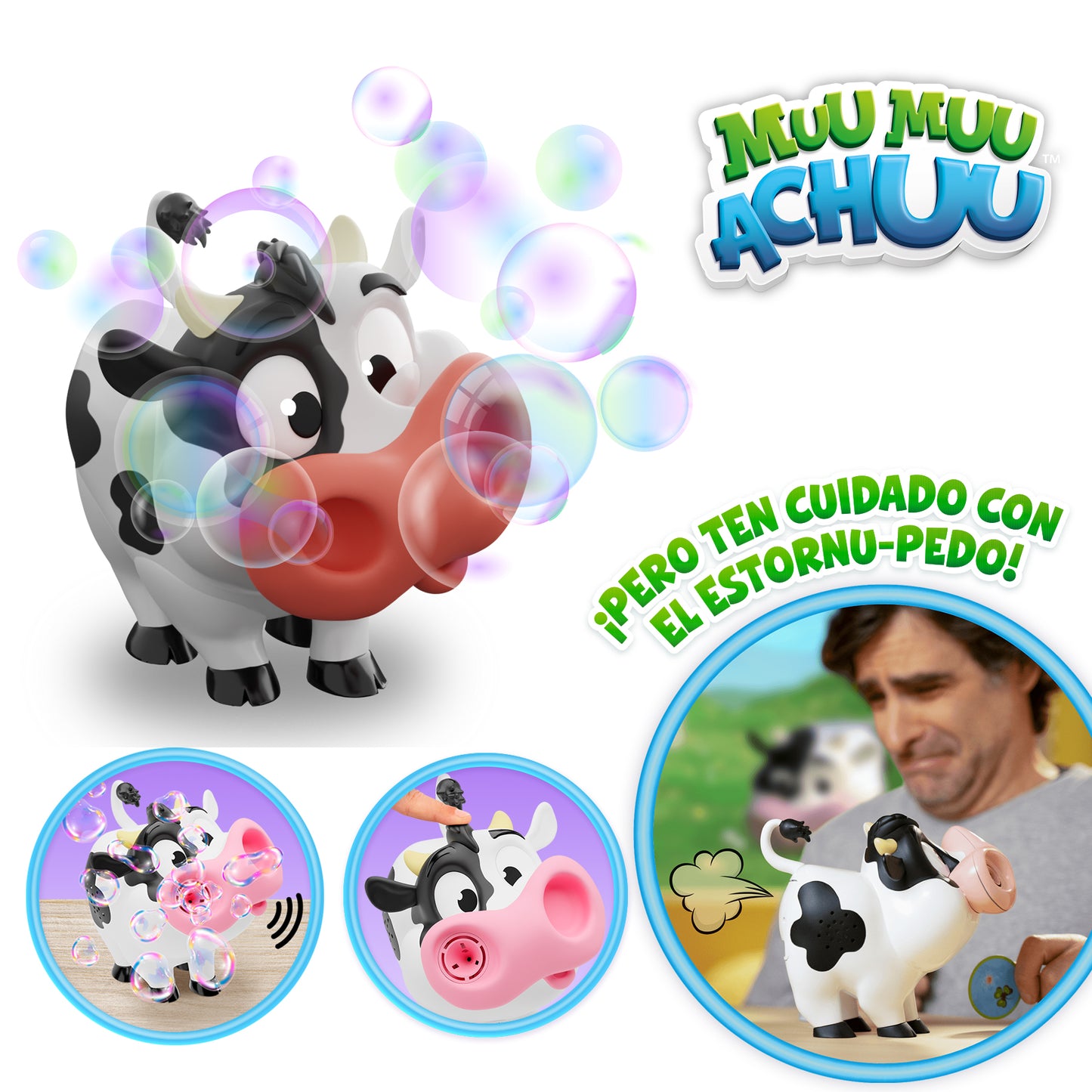 Muu Muu Achuu juego de mesa infantil +4 años marca Goliath