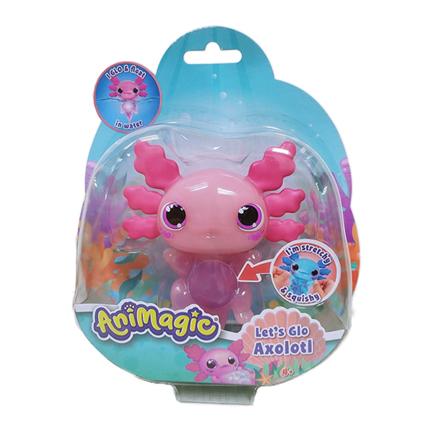 Animagic Let’s Glo Axolotl Assortment juego infantil mascota