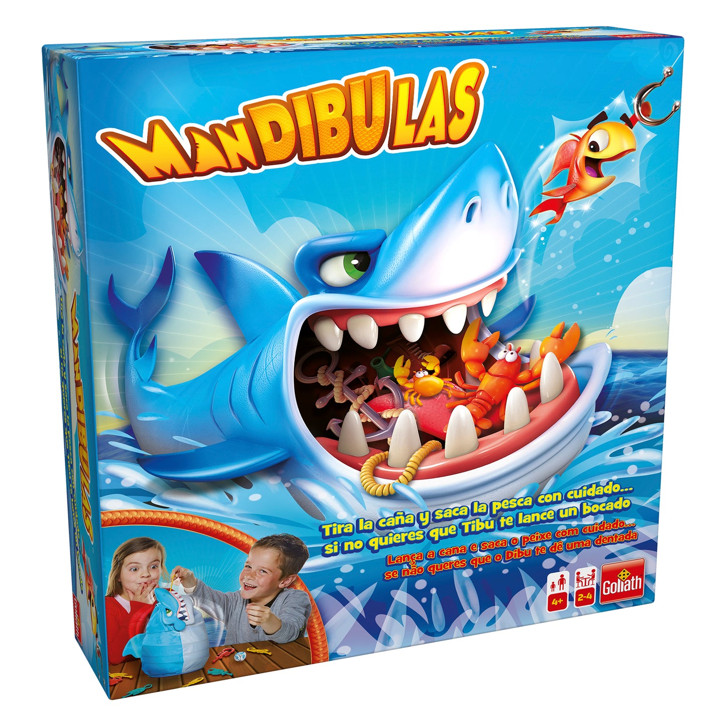 Mandibulas juego de mesa infantil +4 años  marca Goliath