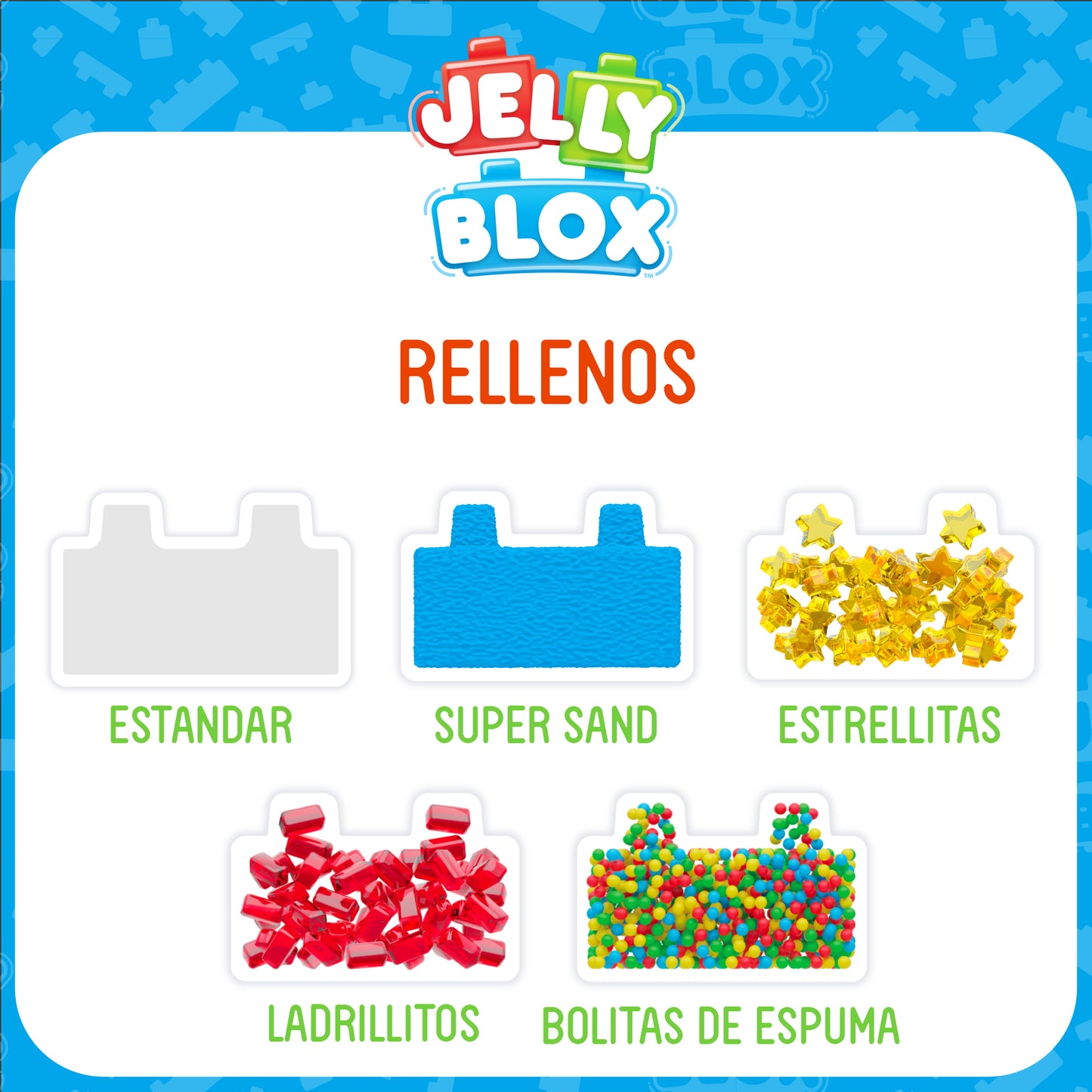 Jelly Blox – Creative KIT juego interactivo contruccion sensorial +2 años marca Goliath