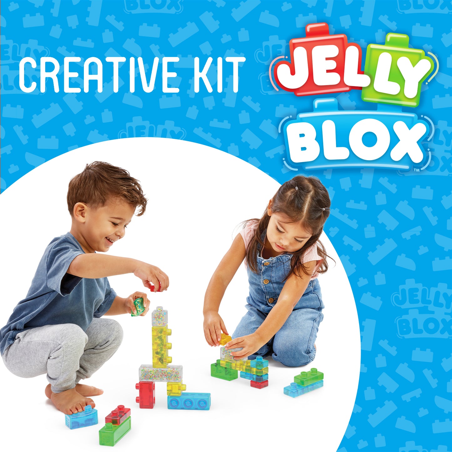 Jelly Blox – Creative KIT juego interactivo contruccion sensorial +2 años marca Goliath