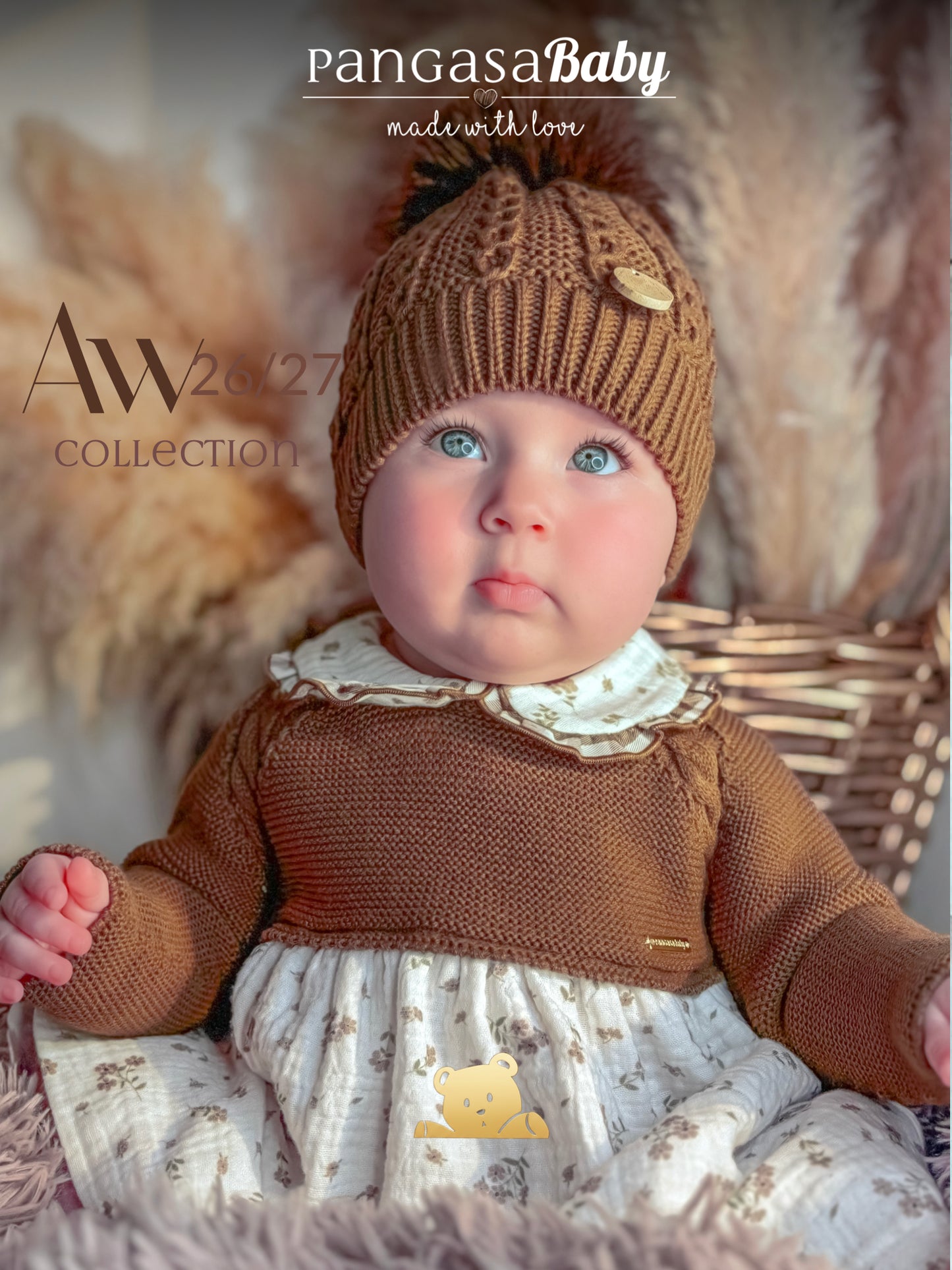 VESTIDO CHOCOLATTE 1-24 meses pangasa baby