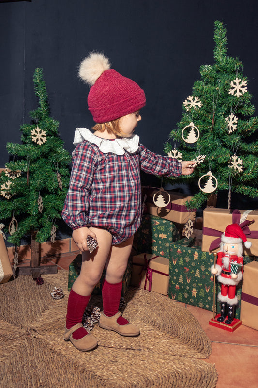 Pelele tipo bombacho Monzón Navidad Calamaro unisex bebé 1-24 meses | 100% algodón