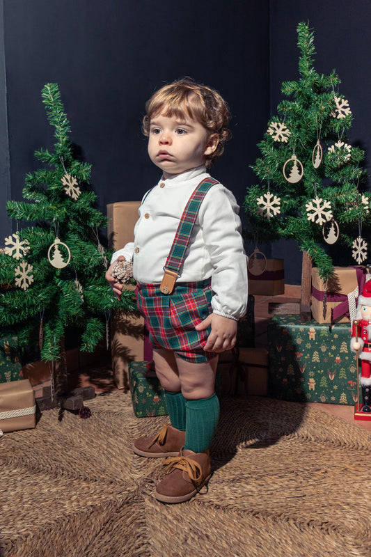 Conjunto Pololo Galerna Niño Bebé 3-36 Meses | Colección Navidad Calamaro