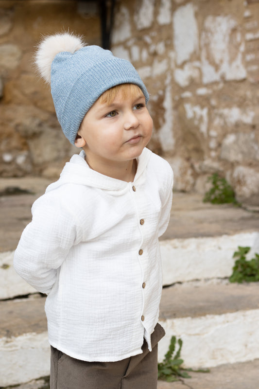 Conjunto Pantalón Poniente niño Calamaro | 3-6 años | 100% algodón