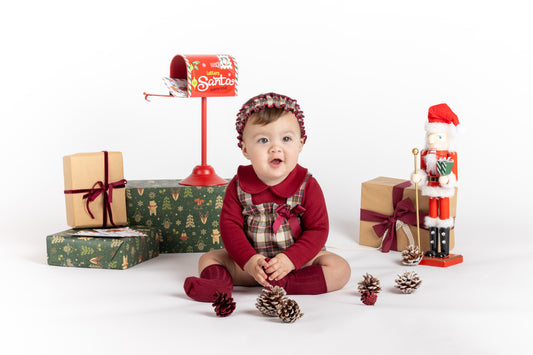 Peto Boreas Calamaro bebé 1-24 meses | Navidad 2025/2026 | 100% algodón