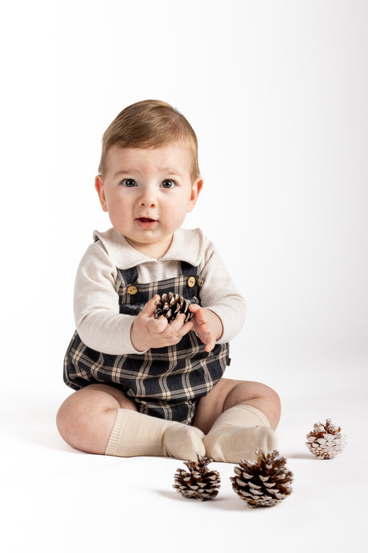 Peto Tramontana Calamaro 100% algodón bebé unisex 1-24 meses