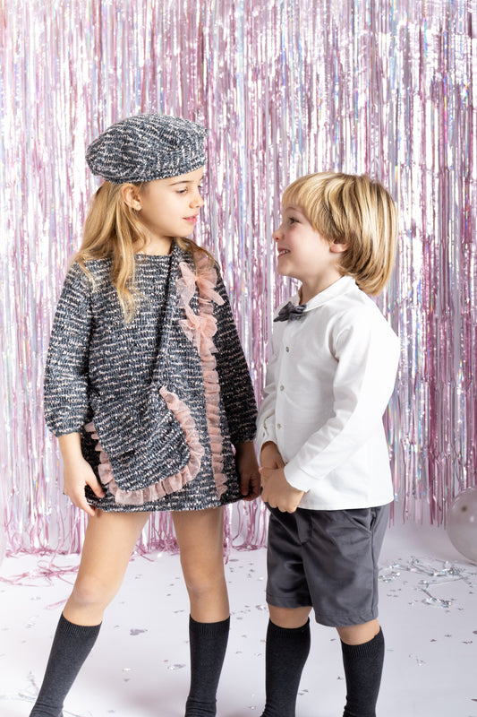 Vestido Lips bebé y niña Calamaro – Colección Fiesta 6 meses a 6 años