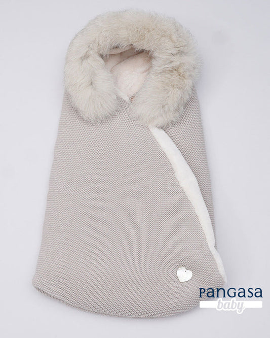 Saco Bebé Forro Polar camel Pelo pangasa baby