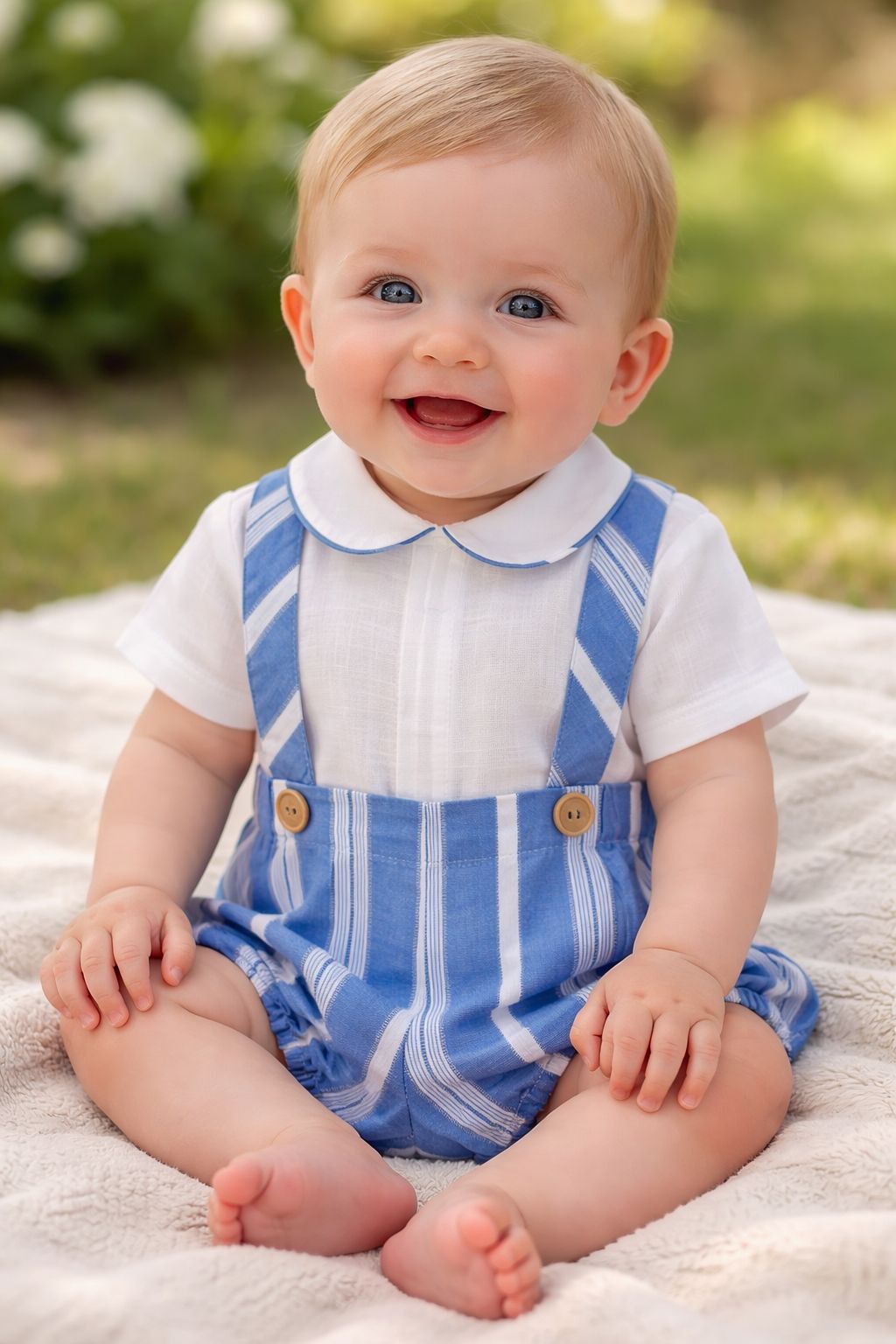 Conjunto pololo peto niño 1-36 meses Familia Alessandria Marca del Sur