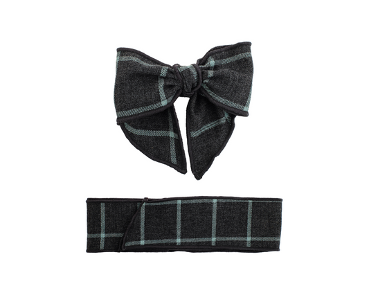 Complementos para el pelo colección Zonda Calamaro – Cinta y lazo a juego