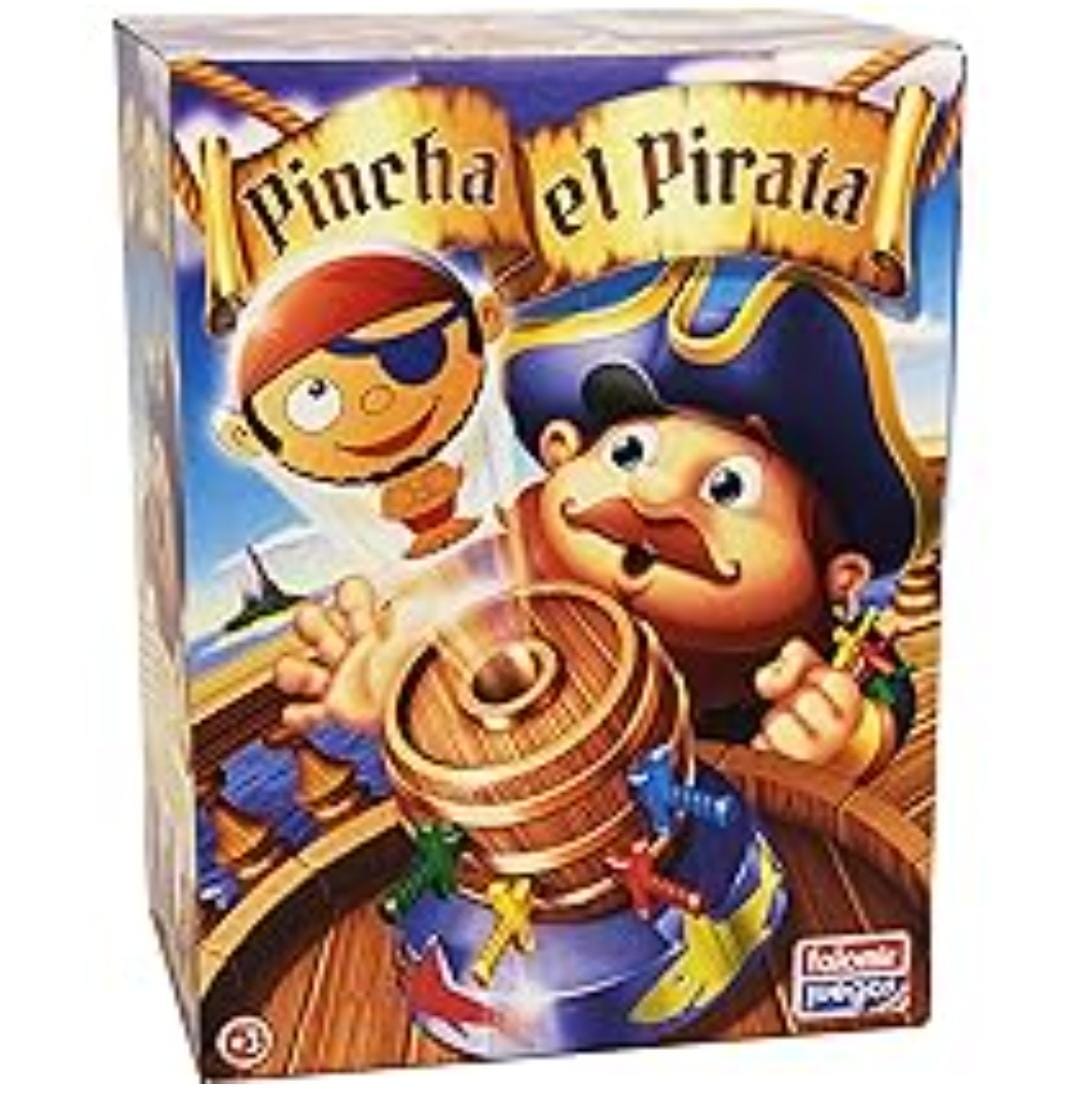 Falomir - Juego de Mesa Pincha el Pirata | Mejora la Motricidad Fina | Clásico Infalible | para 2-4 Jugadores | Edad Recomendada: 3 Años en Adelante