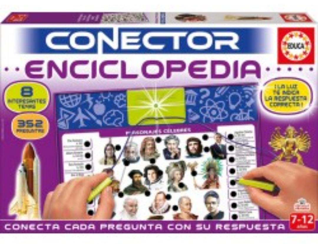 CONECTA ENCICLOPEDIA Educa - Enciclopedia Juego Connector para Niños (17205)