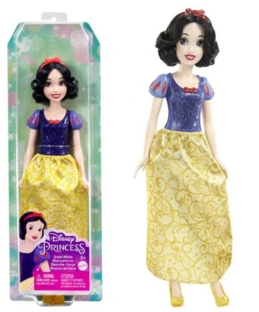 Mattel Disney Princesa Blancanieves Muñeca princesa película Blancanieves y los 7 enanitos, juguete +3 años