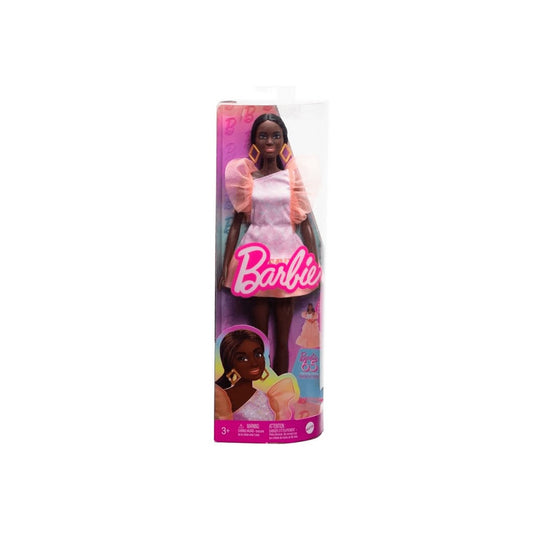 BARBIE FASHIONISTA - VESTIDO VOLANTAS HOMBRO+3