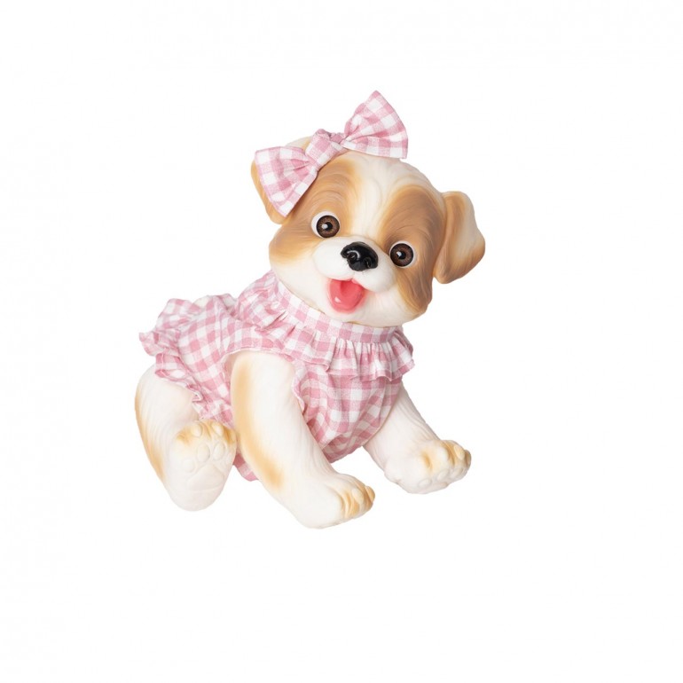 BEBE PERRITO 23CM 2600 ROSA TOYS