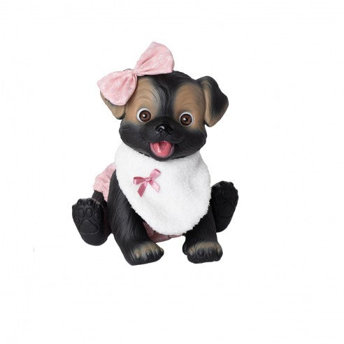 BEBE PERRITO 23CM 2600 ROSA TOYS