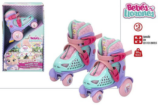 Patines 4 ruedas Bebes llorones infantiles niños+3 años talla 27-30