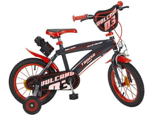 Bicicleta Vulcano 14´ pulgadas roja bicicleta infantil