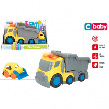 Camión Grua Winfun con Luz y Sonido para Niños +3 Años