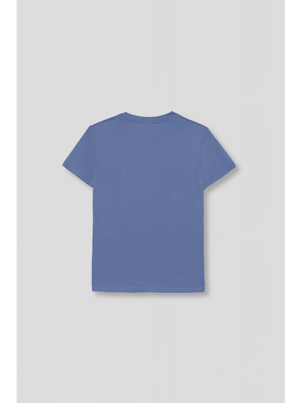 Camiseta básica niño azul Street Monkey | Original Basic | 2 a 16 años