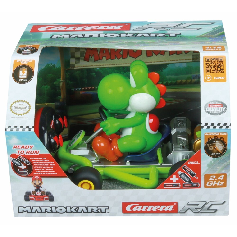 Kart radiocontrol 2,4GHz Mario Kart (TM) Pipe Kart, Yoshi