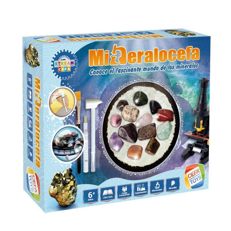 Mineralocefa - Kit Educativo de Excavación y Geología para Niños