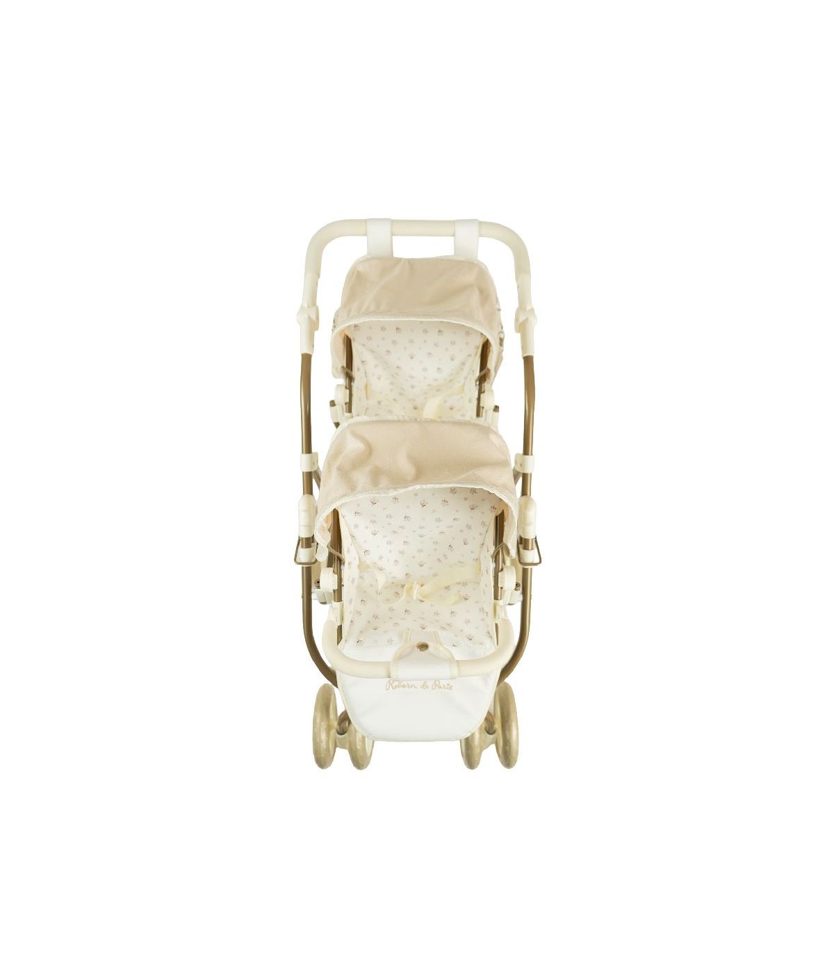 Coche Gemelar Reborn De Paris para Muñecas 45x70x73 cm | Muñecas Arias