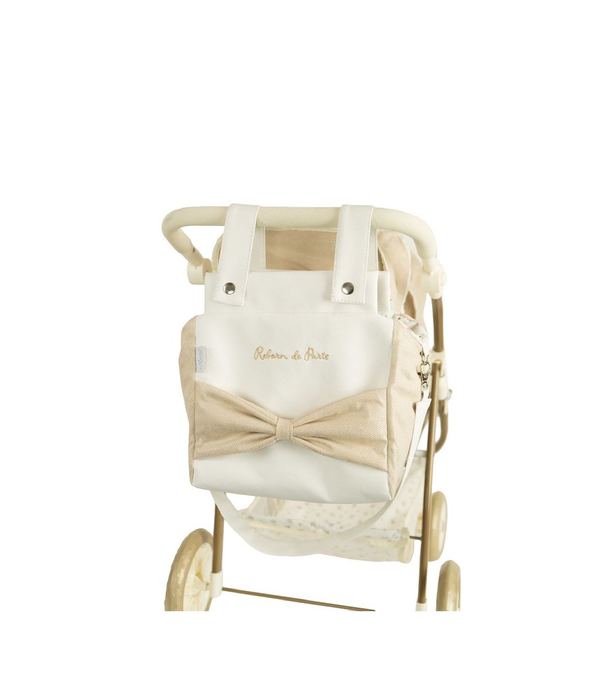 Coche Gemelar Reborn De Paris para Muñecas 45x70x73 cm | Muñecas Arias