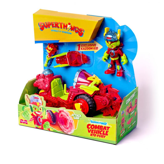 SUPERTHINGS KAZOOM POWER COMBAT VEHICLES KID FURY VARIOS MODELOS