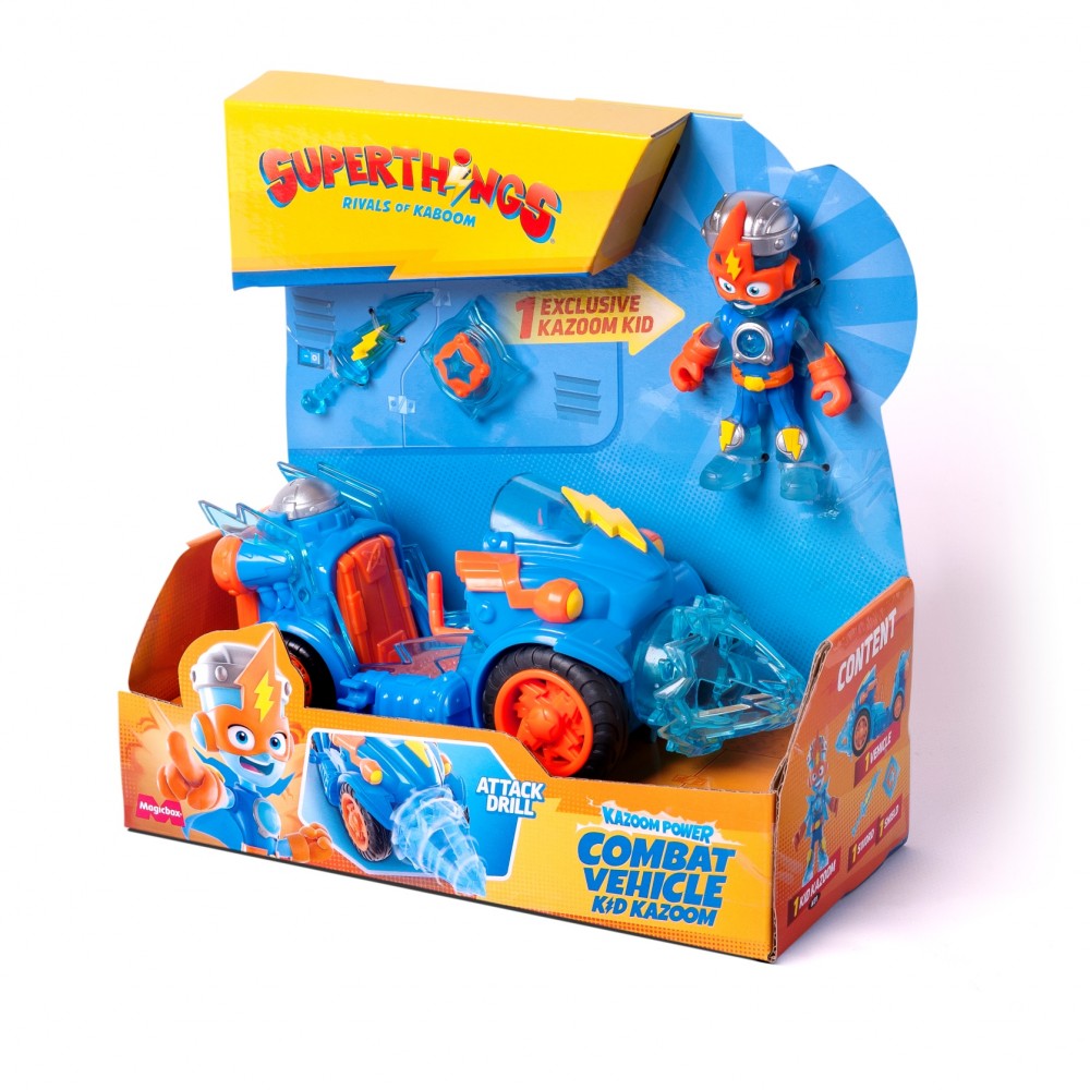 SUPERTHINGS KAZOOM POWER COMBAT VEHICLES KID FURY VARIOS MODELOS