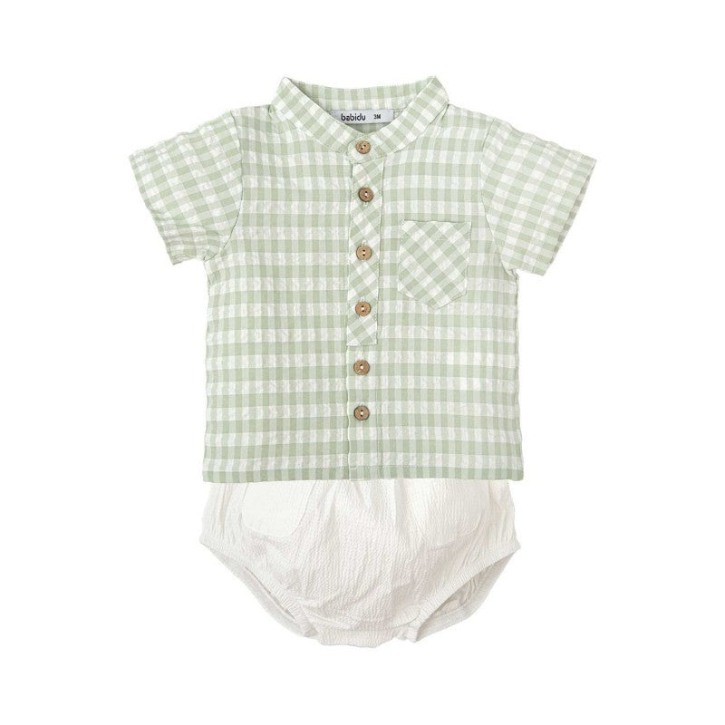 CONJUNTO NIÑO MANGA CORTA SECRETO