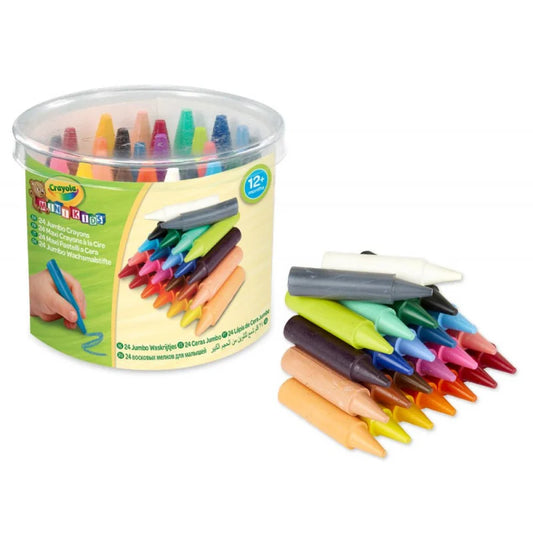 Crayola 24 Ceras Jumbo Lavables Mini Kids