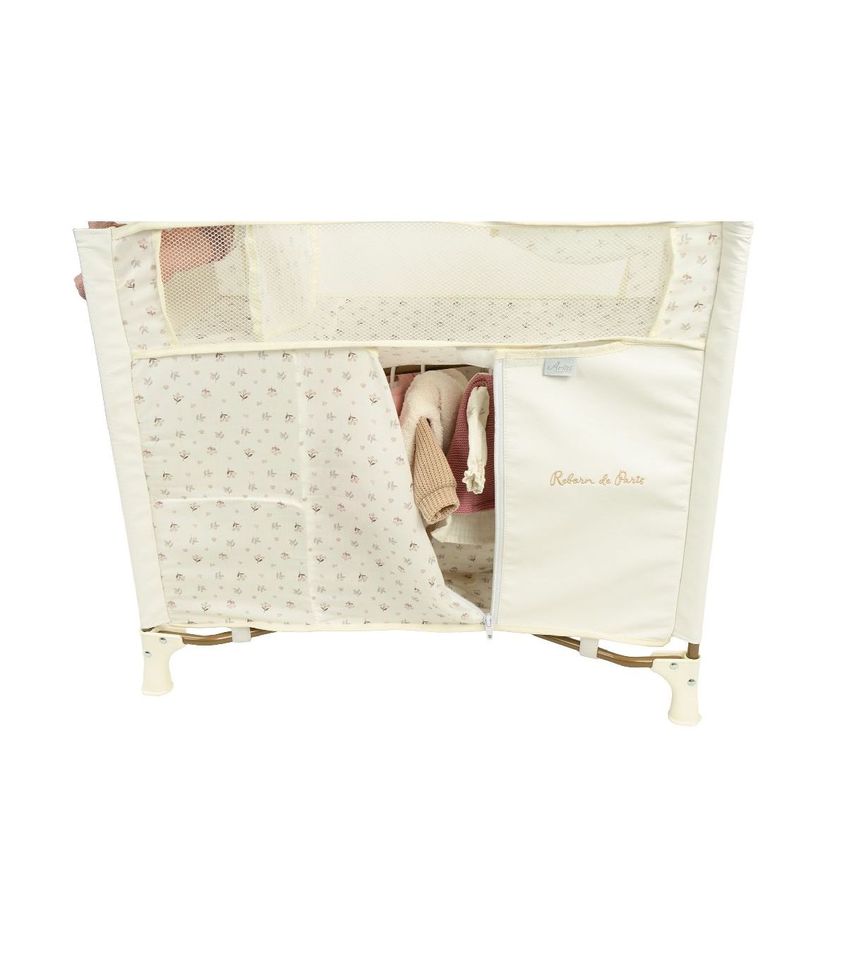 Cuna Cambiador Reborn De Paris para Muñecas 32x70x58 cm | Muñecas Arias
