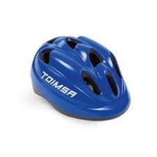 Casco infantil bicicleta de protección azul para +4 años 52-56cm TOIMSA