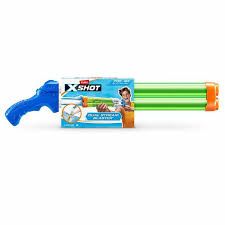 Pistola De Agua X-shot Quad Stream Blaster Con Dos Cañones 13'5x59'6x5'7cm