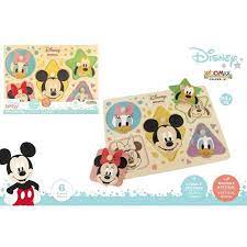 puzzle de madera mickey mouse