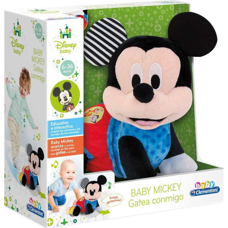 Peluche Interactivo Baby Mickey Gateos – Aprende y Juega con Disney