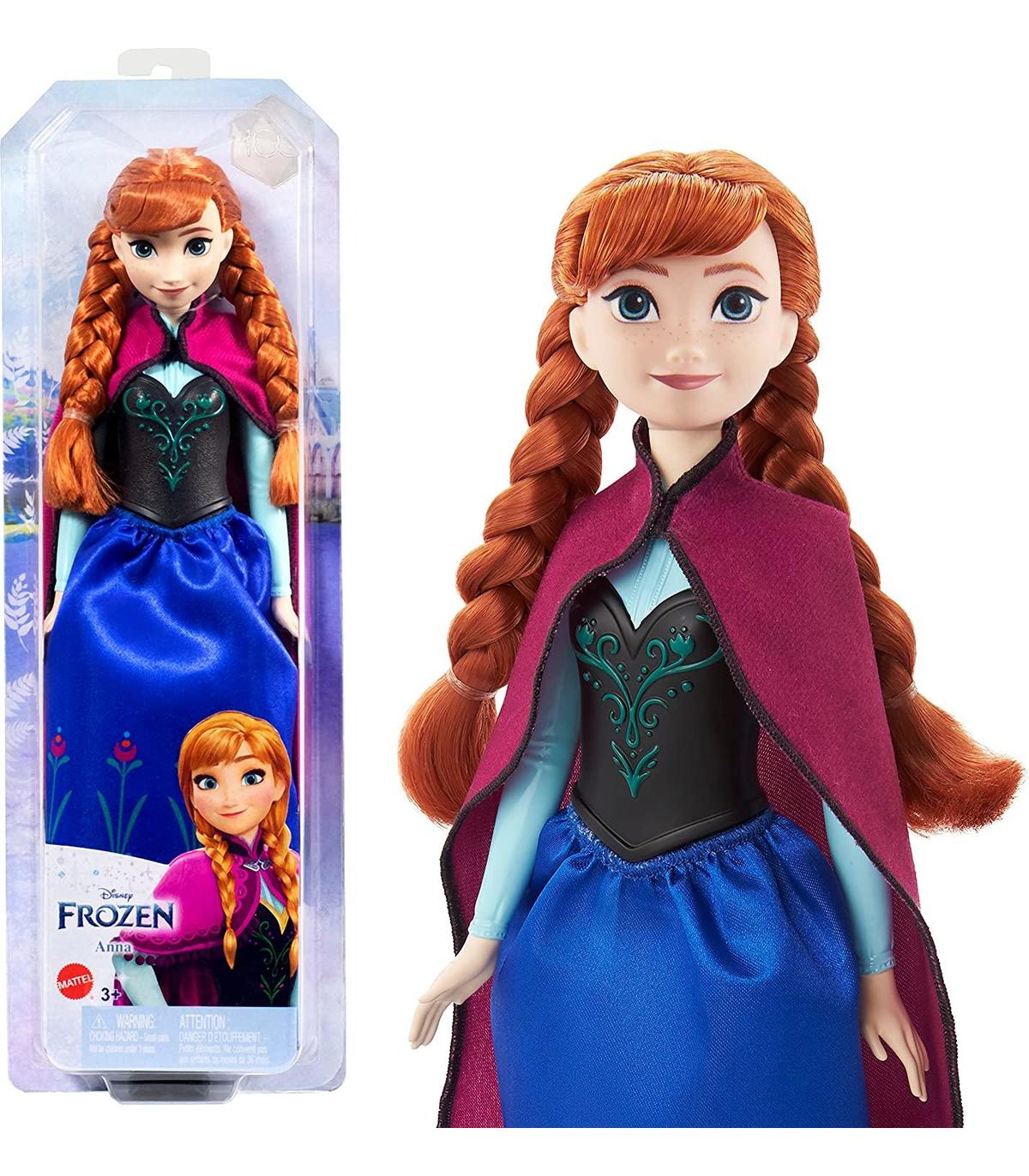 Mattel Disney Frozen 2 Anna viajera+3