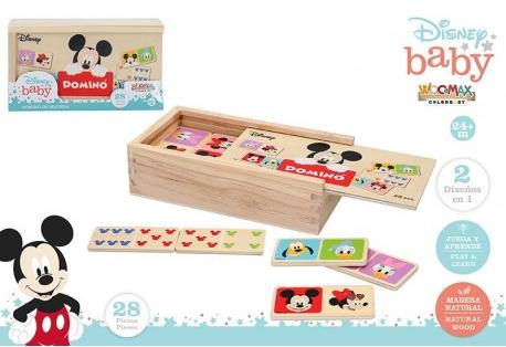 DOMINO MICKEY Y MINNIE MADERA woomax