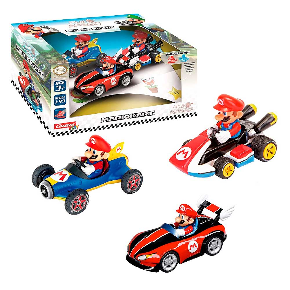 Carrera Mario Kart «Mario» paquete de 3 (Wii, MK8, Mach 8) 15813016