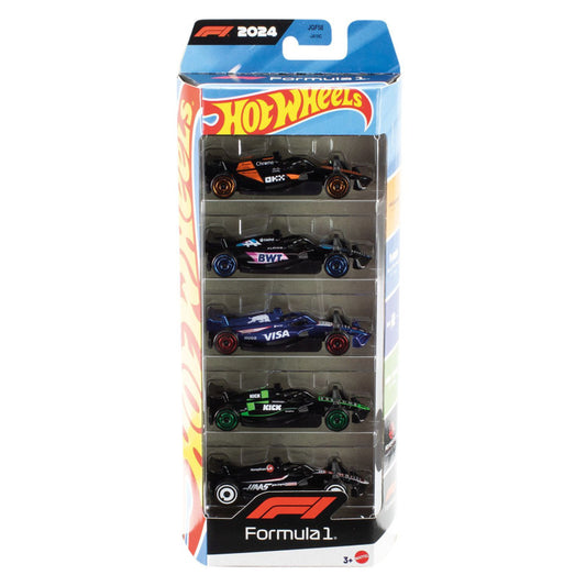 Hot Wheels Pack 5 Vehículos de Fórmula 1