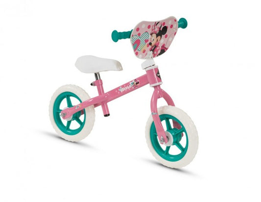 Bicicleta estabilidad sin ruedines - RIDER BIKE MINNIE HUFFY 10¨ 1613 TOIMSA