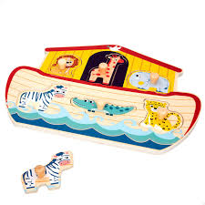 Puzzle madera arca noe 28x22 cm woomax
